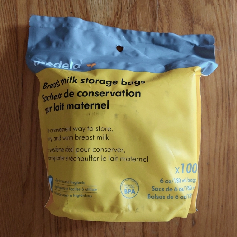 Medela Breast Milk Storage Bags - 100 x 6oz./180ml Bags